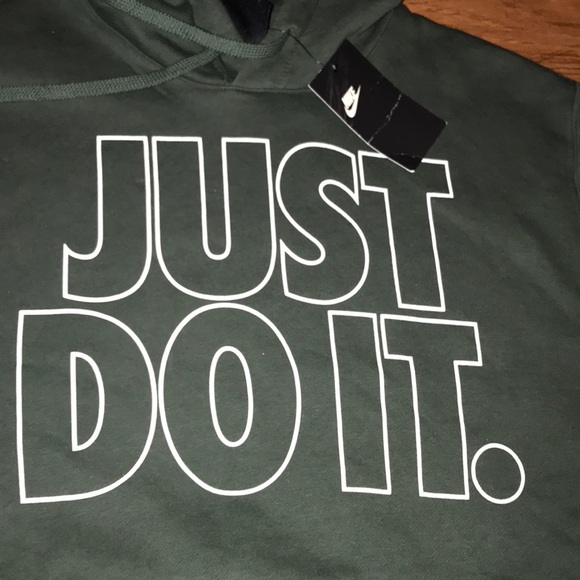 NWT NIKE JUST DO IT HOODIE - Picture 3 of 6